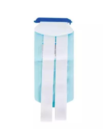 Cardinal Health ice bag with elastic attachments for secure cooling and mess-free use.