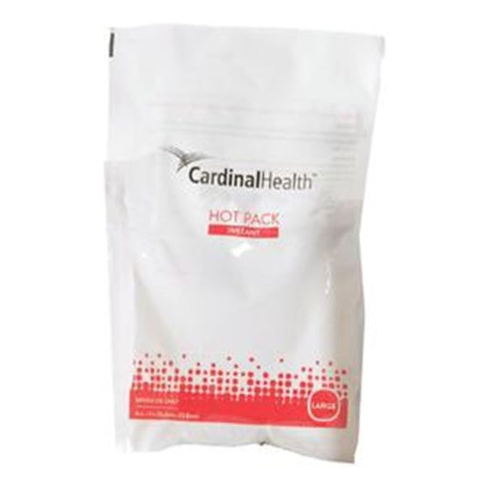 Cardinal Health Instant Hot Pack large 6x9in front view for quick, convenient heat therapy