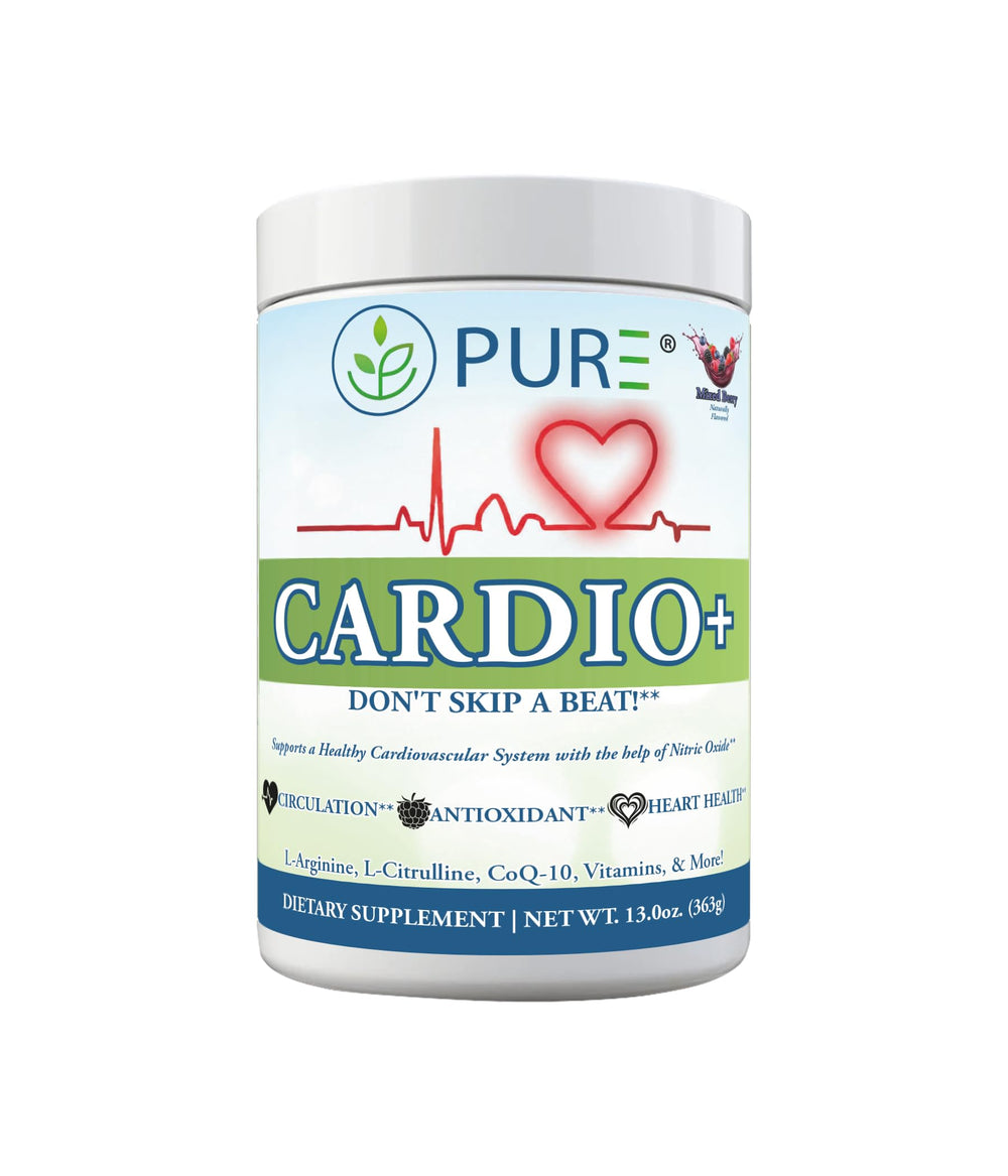 Cardio 911 bottle shown with USA-made quality and non-GMO status.