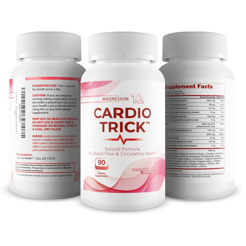 Cardio Trick capsules daily use, easy to swallow and integrate