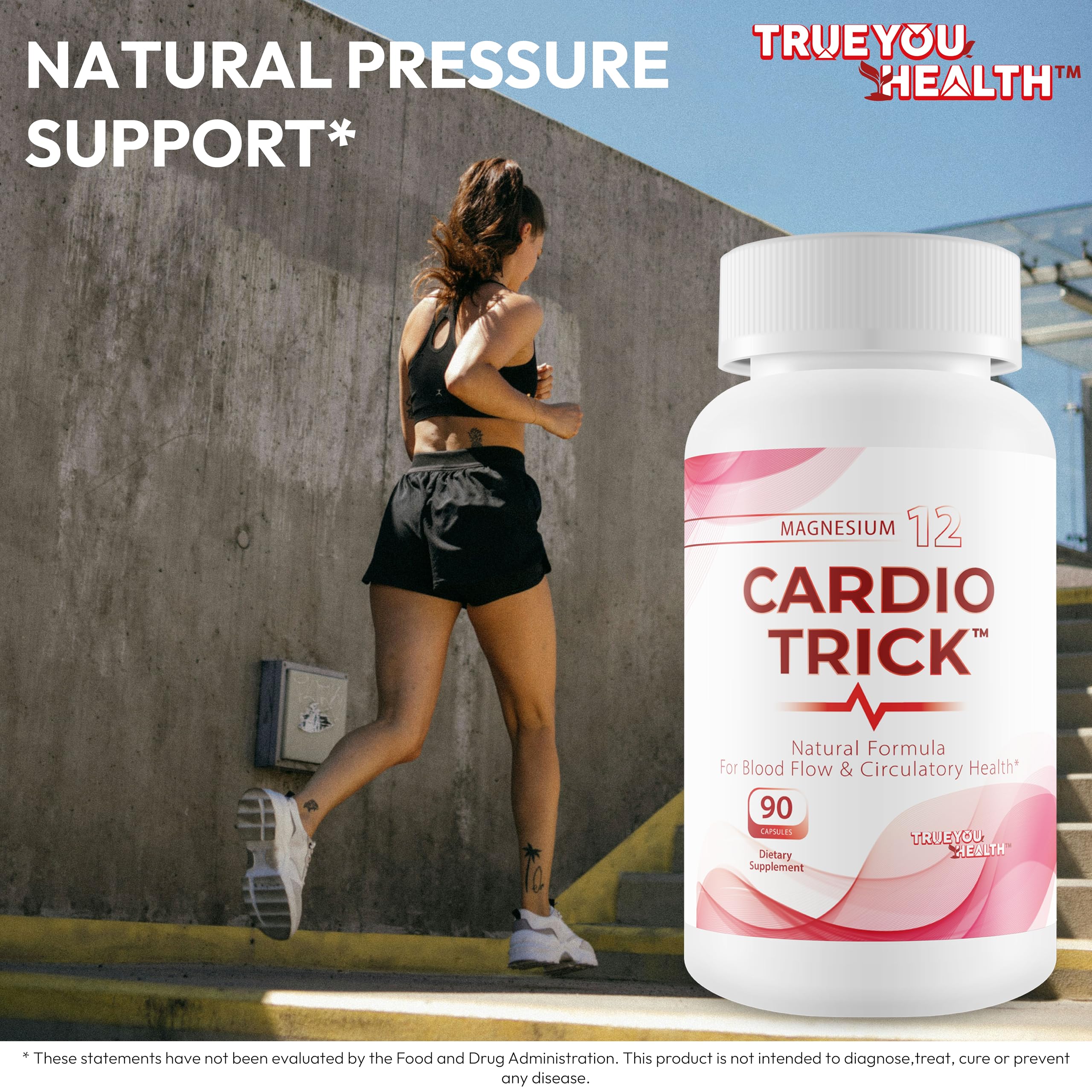 Cardio Trick take-pill moment shows simple daily capsule routine