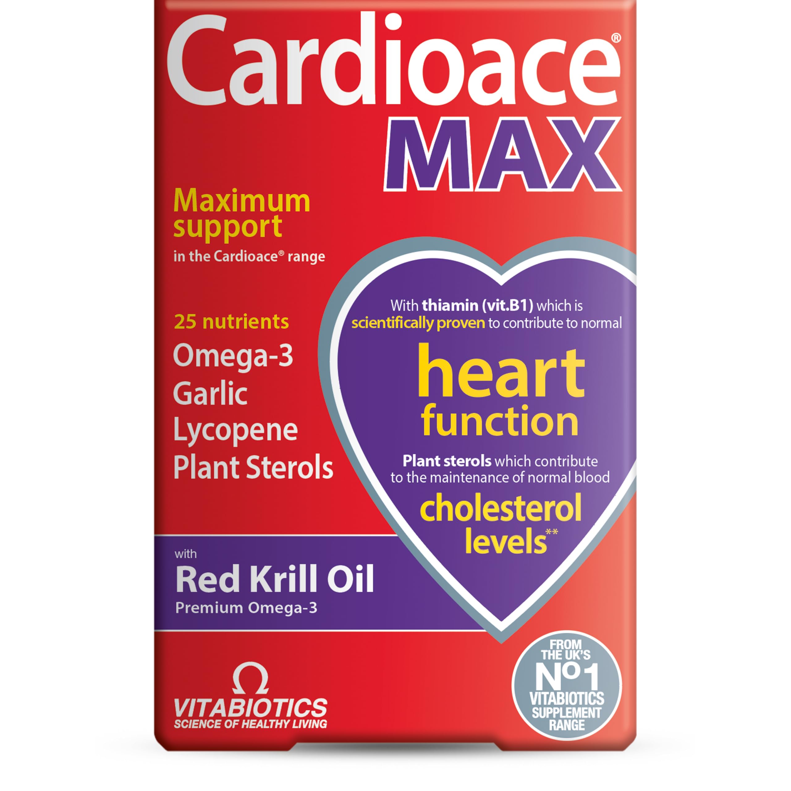 Cardioace Max bottle-front showing the premium heart health formula
