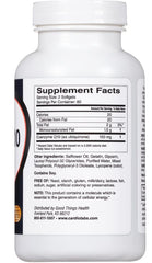 Close-up of CardioTabs Ultra CoQ10 softgels, easy-to-swallow daily supplement.