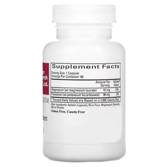 Cardiovascular Research Magnesium-Potassium Taurate label highlights patent-pending formula.