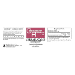 Serraflazyme tablets closeup showing 5 mg dosage for daily use