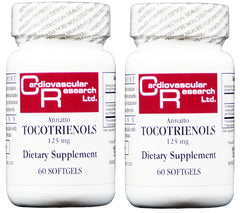 Cardiovascular Research vitamin E annatto tocotrienols bottle front promotes vitality.
