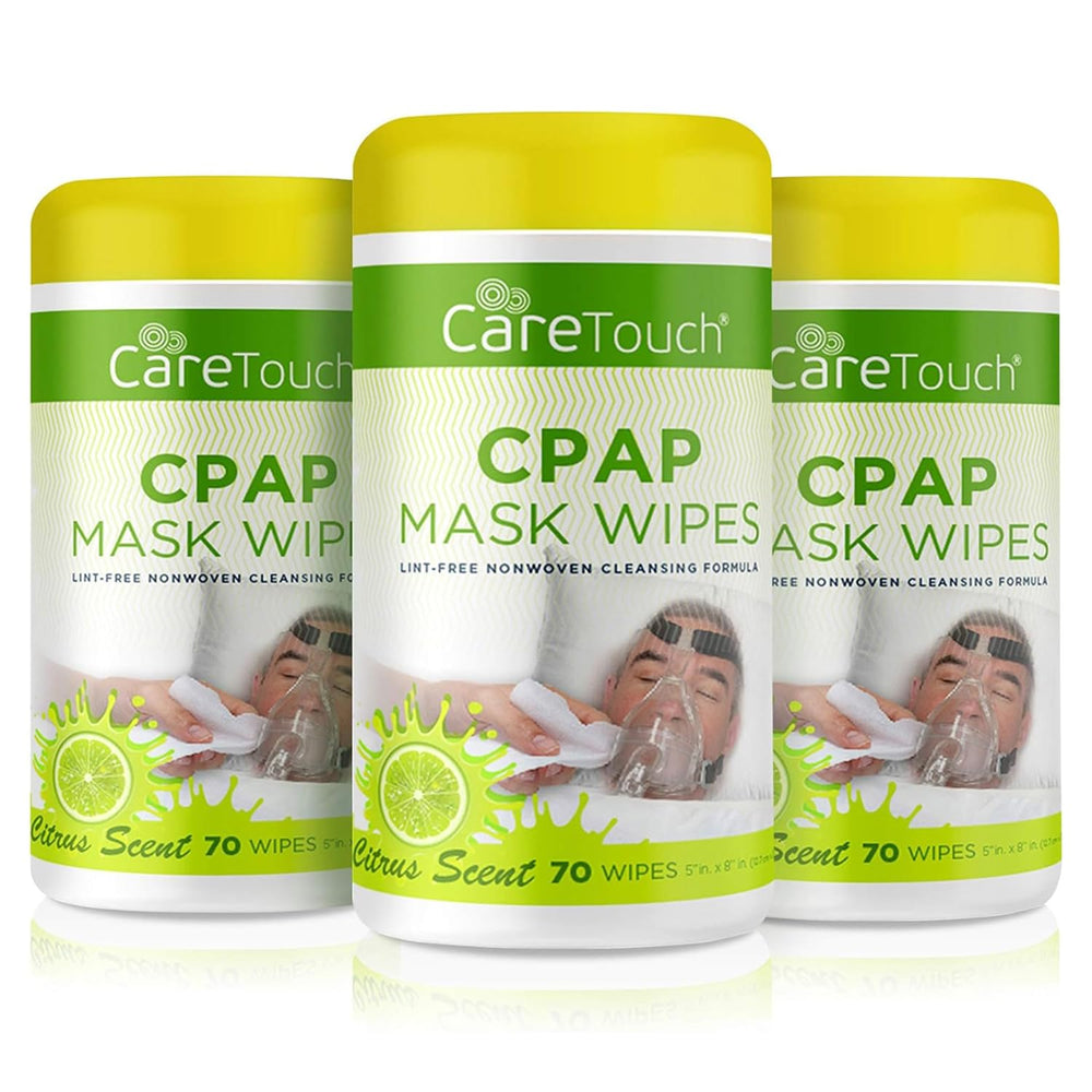 Care Touch CPAP Wipes Citrus Pack 70 Wipes: clean efficiently with a fresh aroma