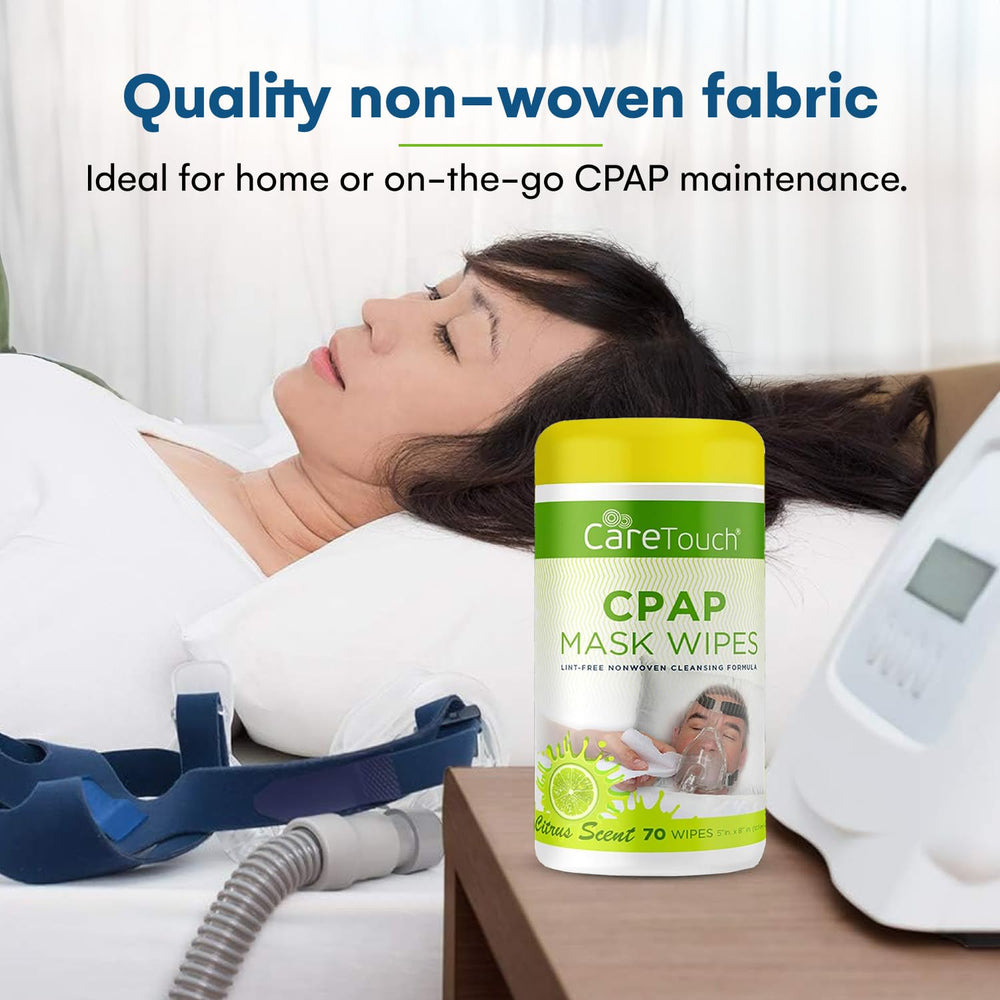 Care Touch CPAP Wipes Three-Pack convenience ensures steady supply