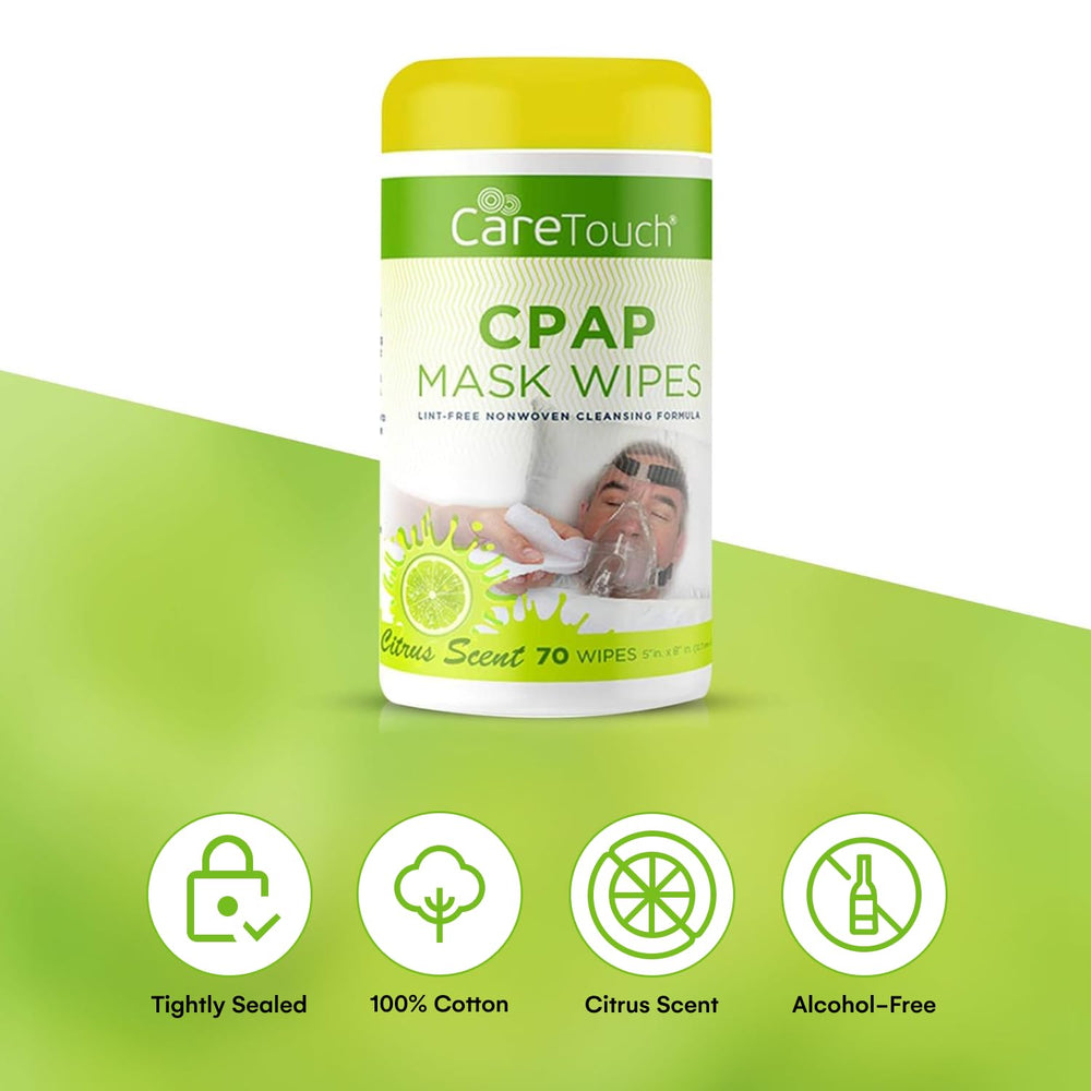 Care Touch CPAP Wipes Travel Ready for use anywhere