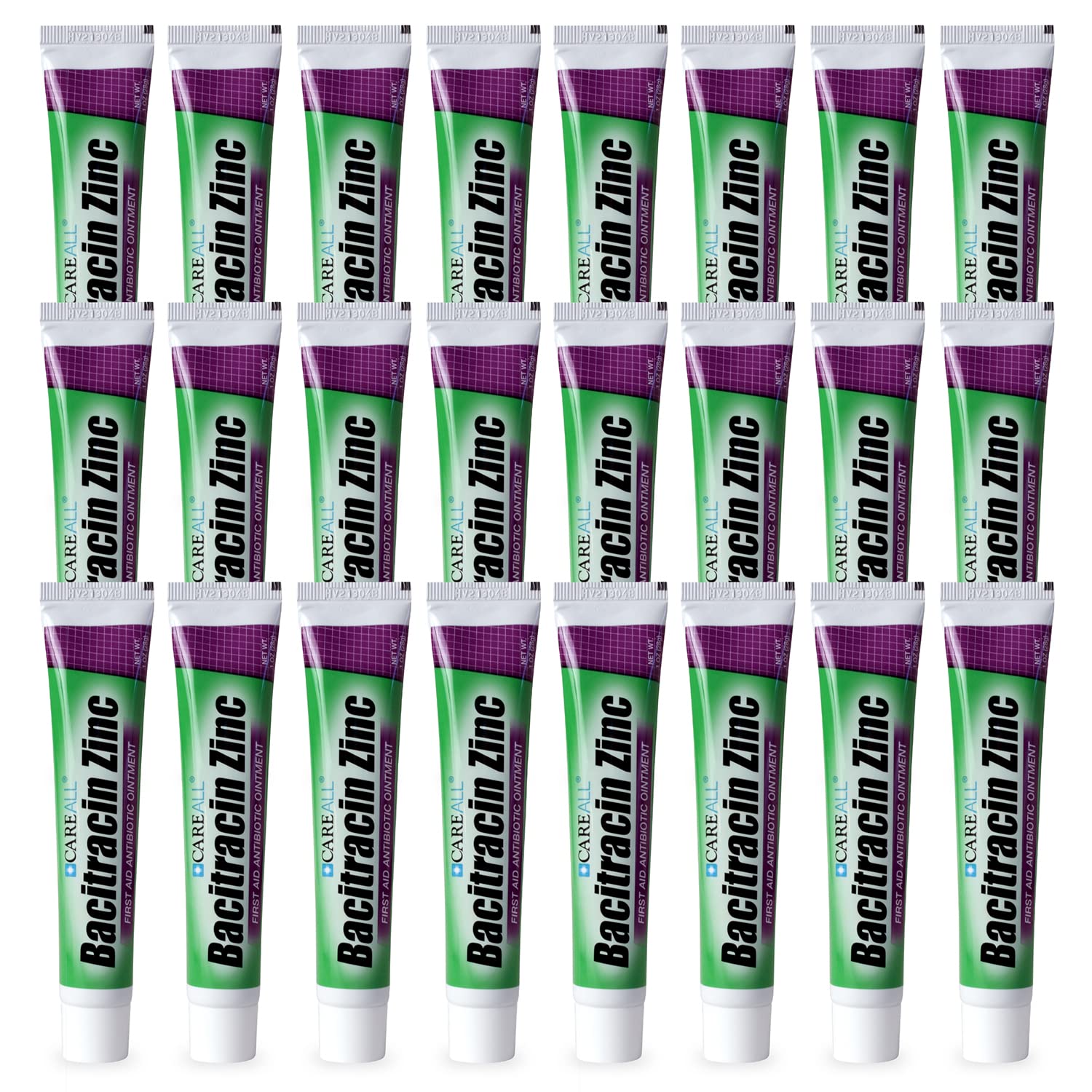 CareAll Bacitracin Zinc Ointment tube front view for minor wound care.