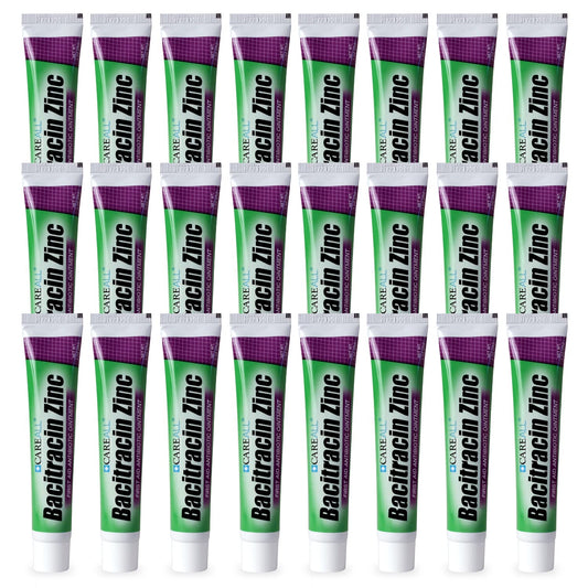 CareAll Bacitracin Zinc Ointment tube front view for minor wound care.