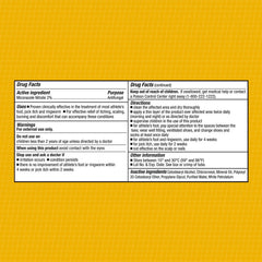 CareAll Miconazole 2% cream applied to a foot area spot for relief