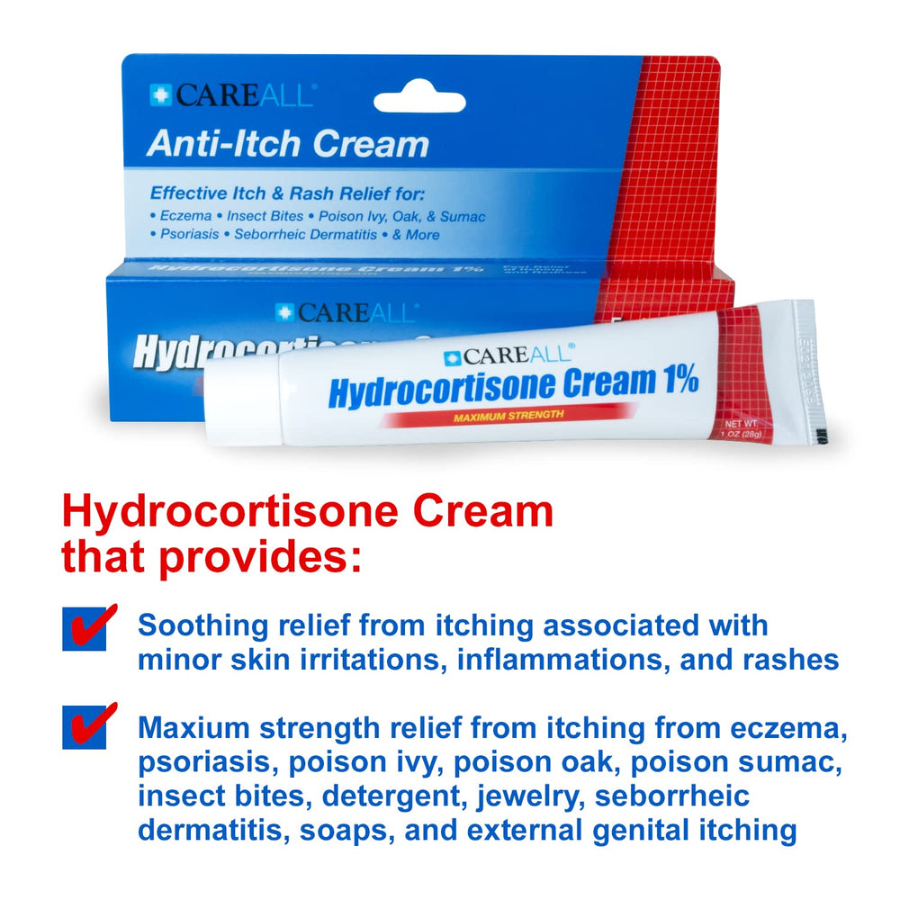 CareAll tamper-evident foil seal on each tube