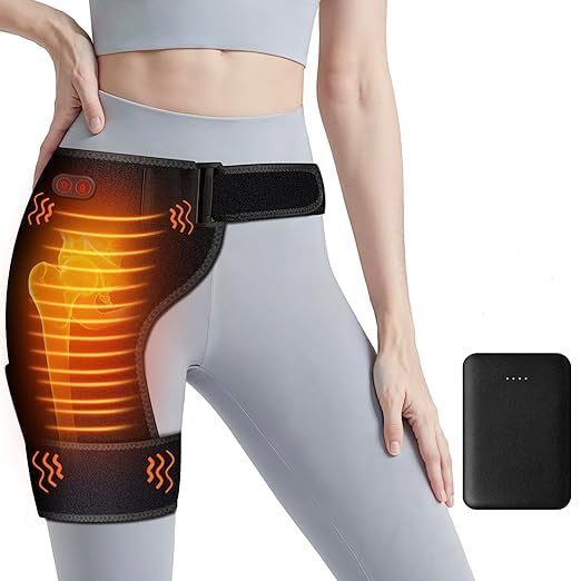 Carecomfi cordless heated massage hip pad delivers targeted warmth and comfort.