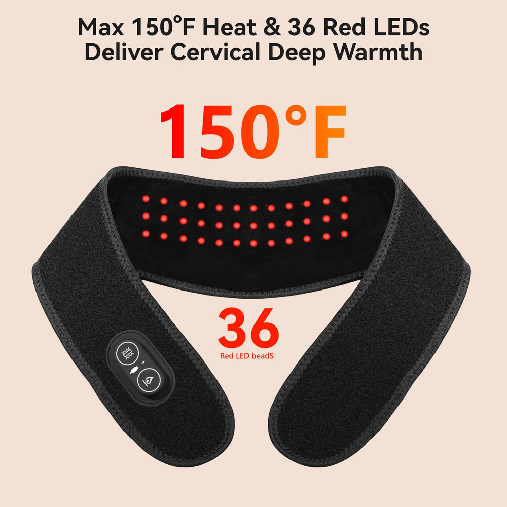 Carecomfi lightweight, cordless design shown on the neck