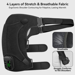 Carecomfi portable shoulder massage pad suitable for home or office.