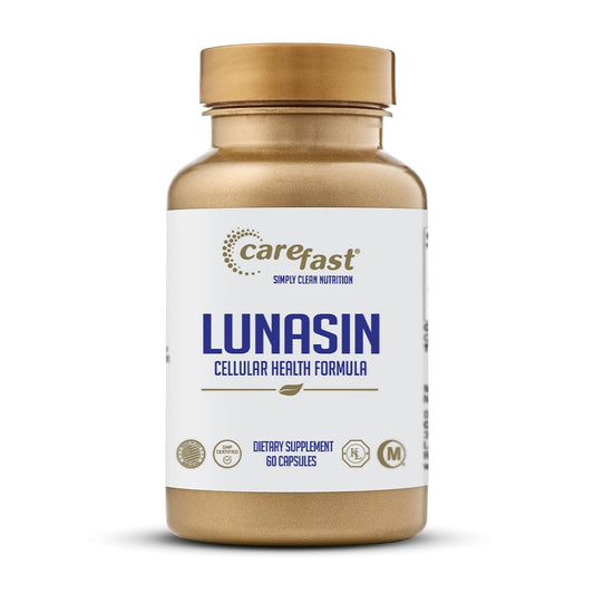 CAREFAST Lunasin bottle labeled for premium epigenetic health support