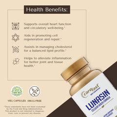 CAREFAST Lunasin vegan capsules ready for daily use
