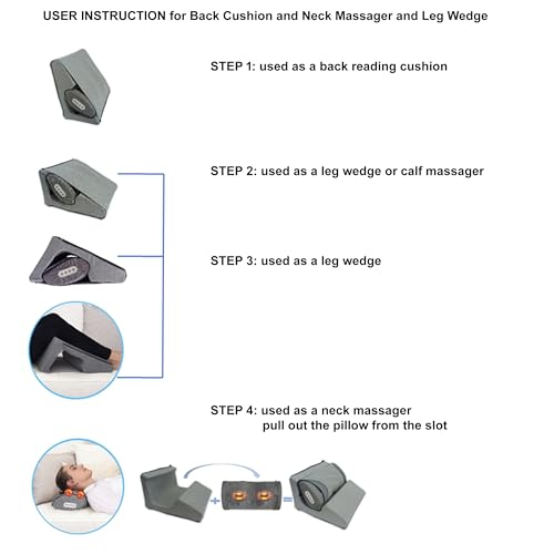 Carepeutic Triple Motion leg wedge position elevates legs for comfort