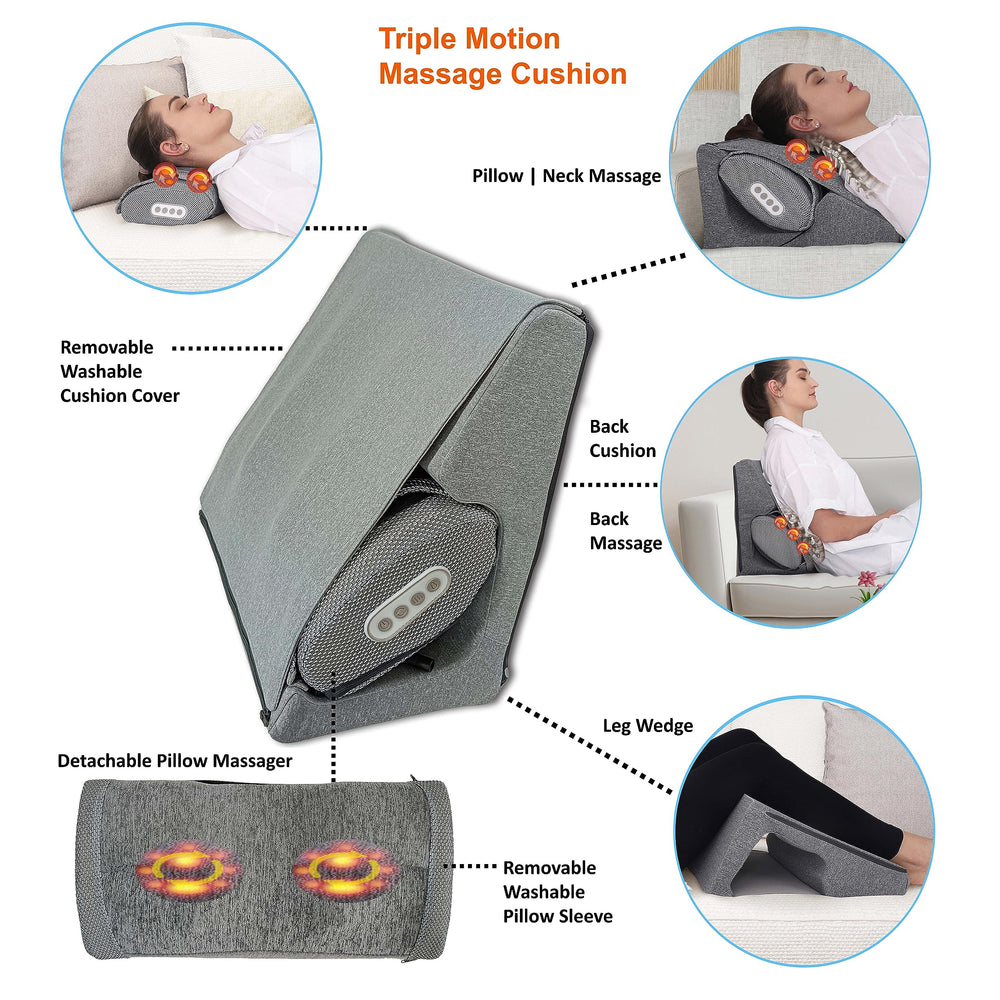 Carepeutic Triple Motion washable cover close up showing silky fabric