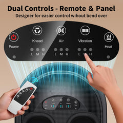 CARESKY foot massager includes a 15-minute timer with auto-shutoff for safe use