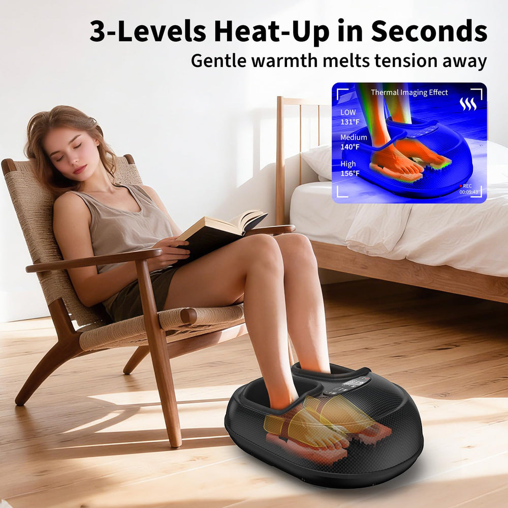 CARESKY massager remote control and LCD display simplify mode selection