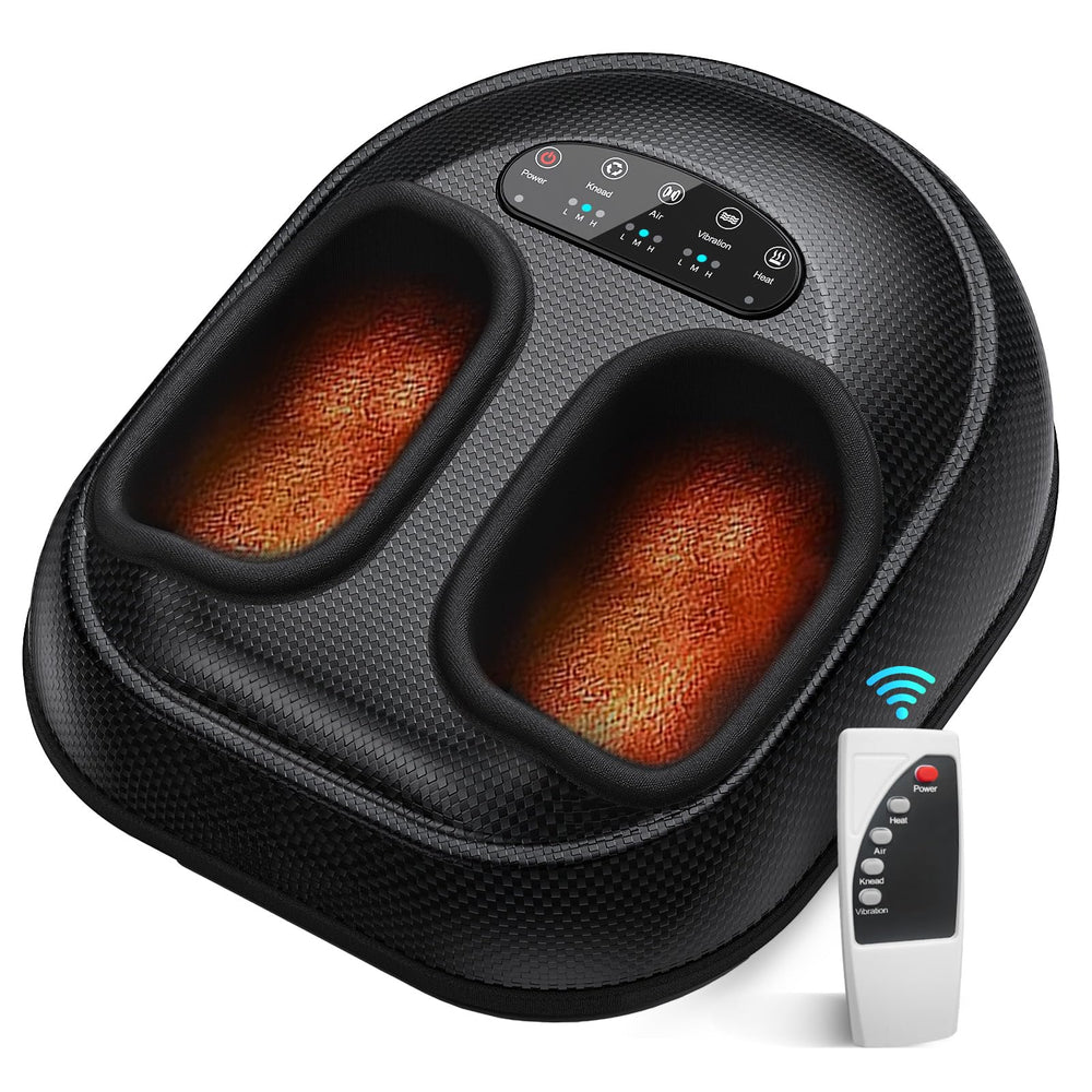 CARESKY foot massager with rollers targets forefoot and heels for soothing kneading