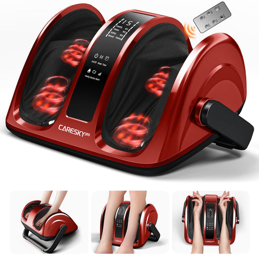 CARESKYpro Foot Massager with Heat—soothing heat at the sole for relaxed feet.