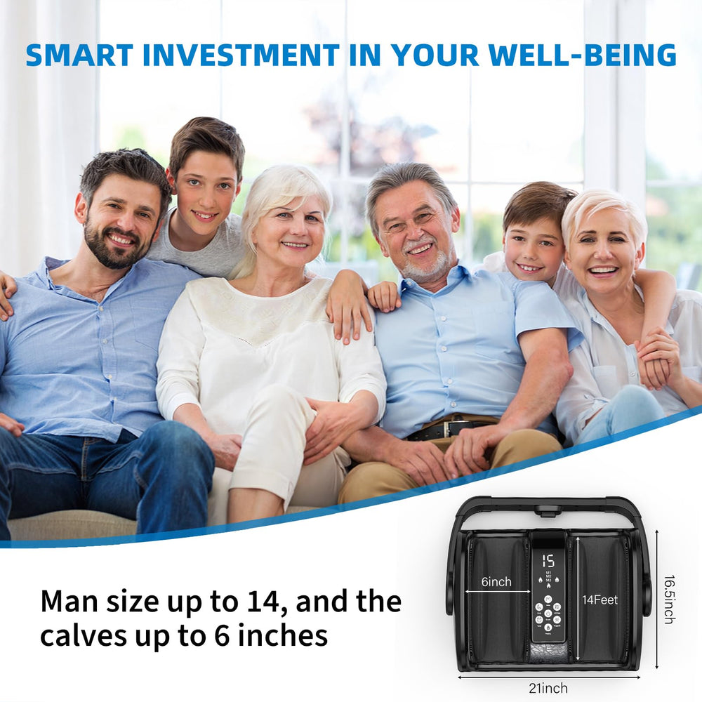 CARESKYpro Foot Massager three massage speeds for versatile sessions