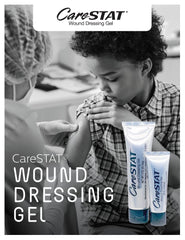 CareSTAT Silver Solution being dispensed for wound care.