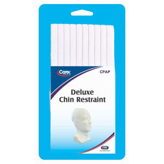 Carex CPAP chin strap close-up shows simple comfortable design