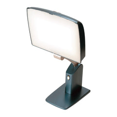 Carex Day-Light Sky desk setup fits on workspace or nightstand.