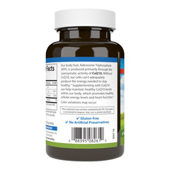 Carlson Co-Q10 softgels label closeup displays 300 mg CoQ10 per softgel
