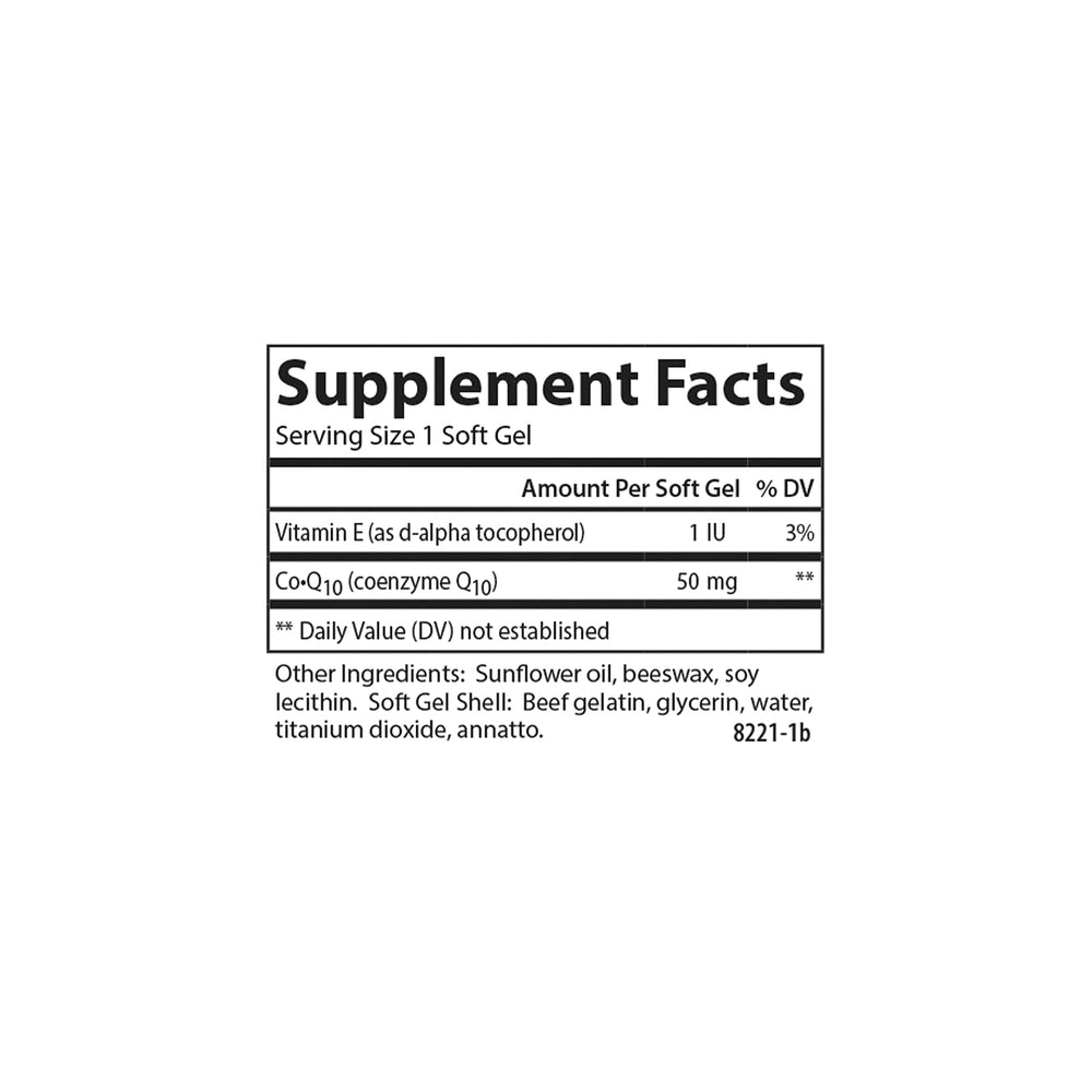 Carlson Co-Q10 softgels close-up of smooth capsules