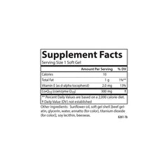 Carlson Co-Q10 softgels packaging box conveys trusted potency and quality