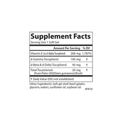 Carlson E-Gems Elite bottle on shelf with clear 400 IU per soft gel detail