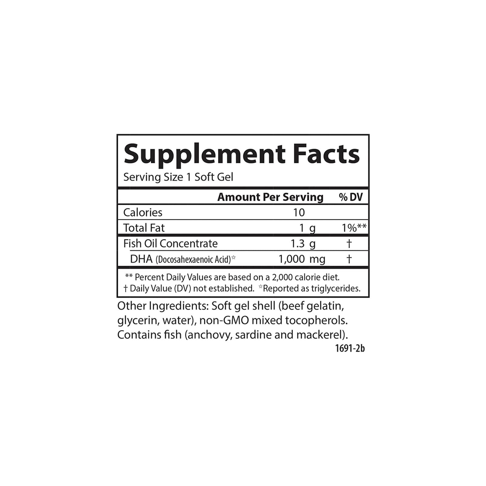 Carlson Elite DHA Gems IGEN non-GMO certification seal on packaging