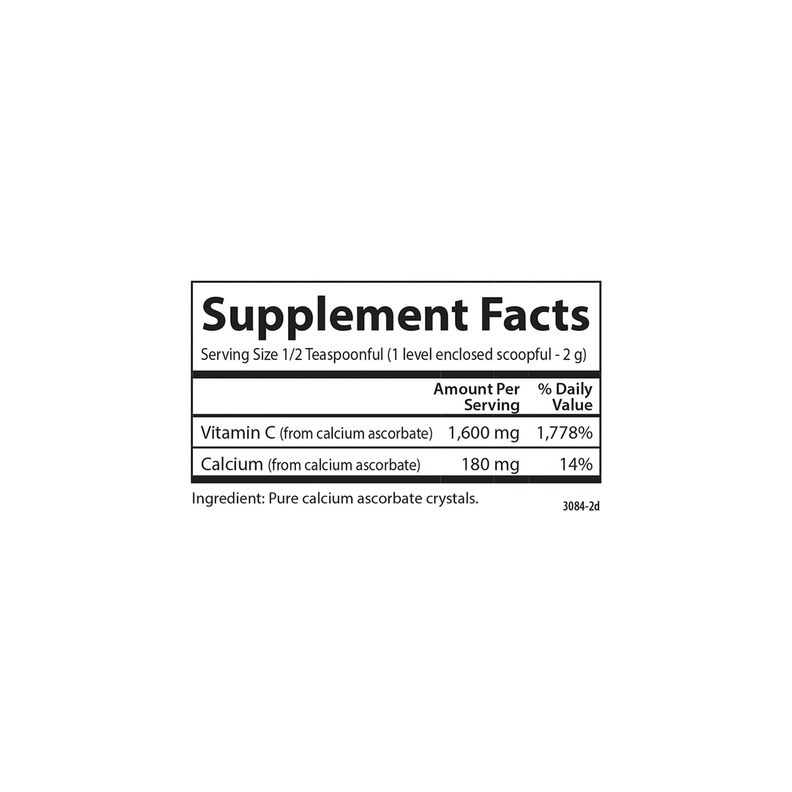 Carlson Mild-C label closeup highlighting potency and quality