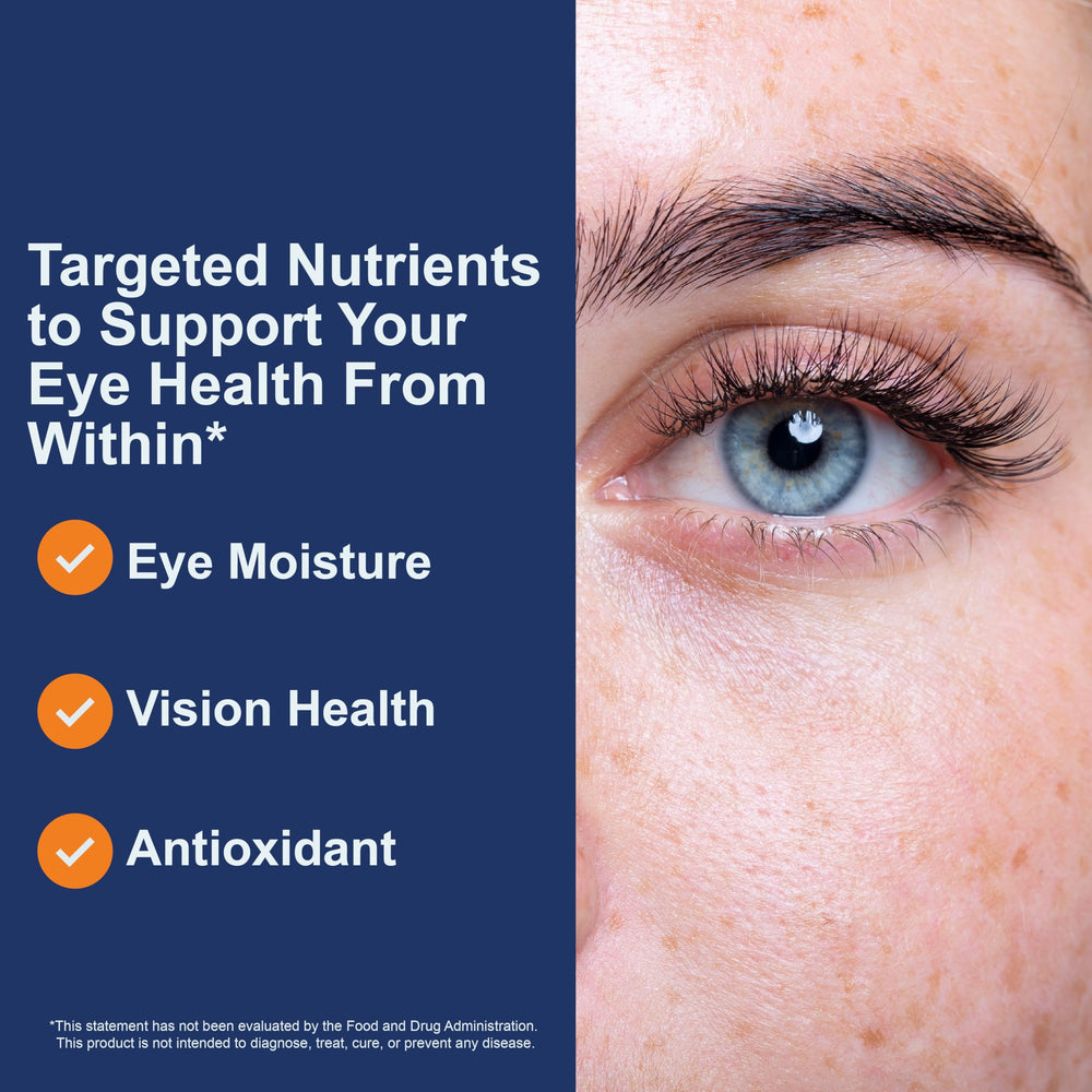 Carlson Moistur-eyes label detail emphasizes quality and ingredients