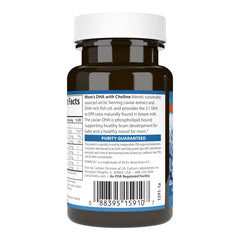 Carlson Mom's DHA bottle pouring to illustrate daily dose