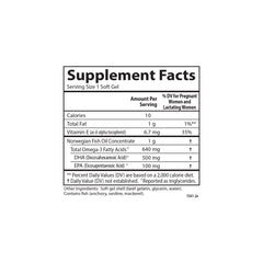 Carlson Mother's DHA capsules inside a blister stack for daily prenatal use