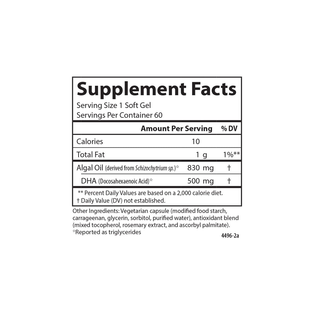 Carlson FDA-registered testing badge on label indicating purity