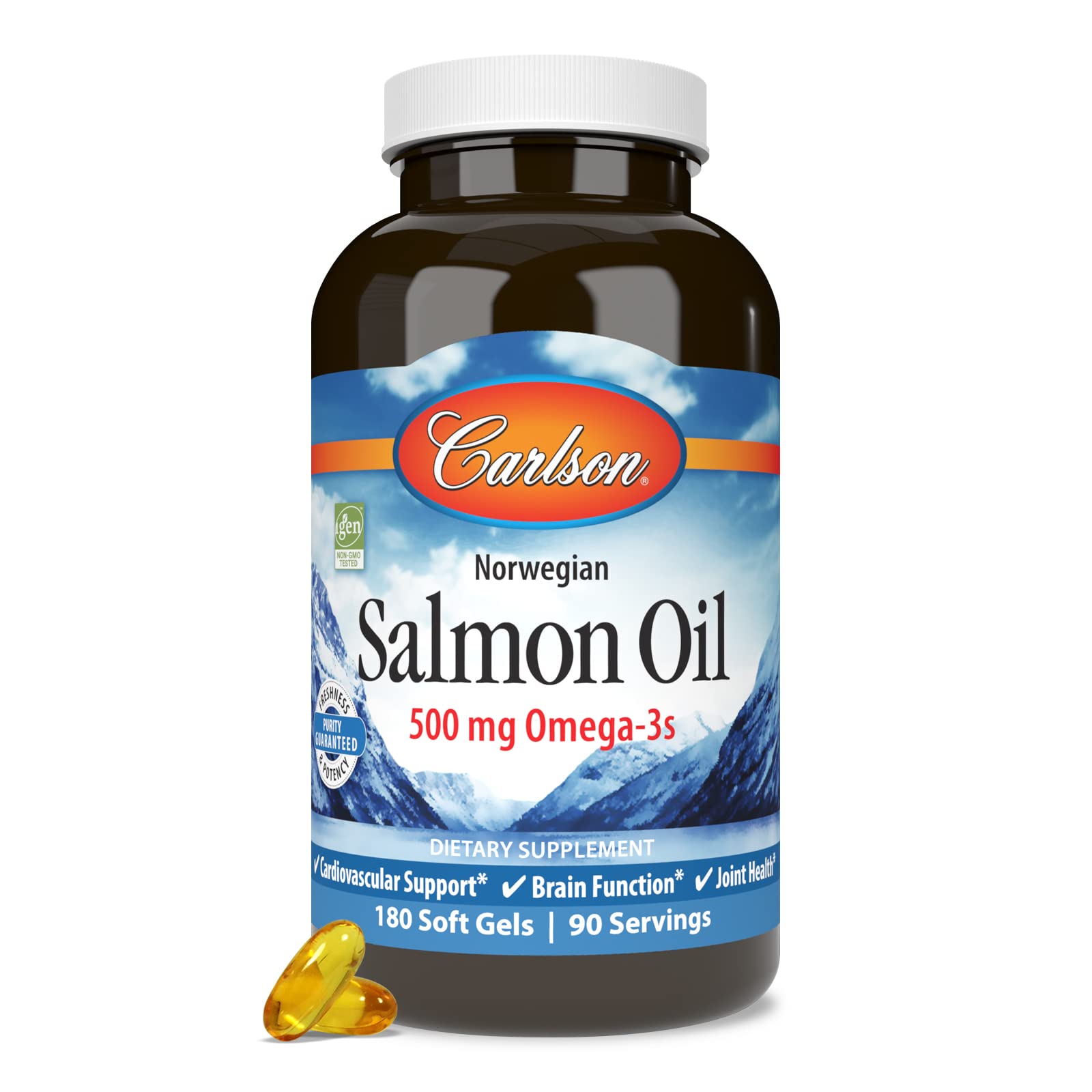 Carlson Salmon Oil from wild-caught Norwegian waters underscores responsible sourcing