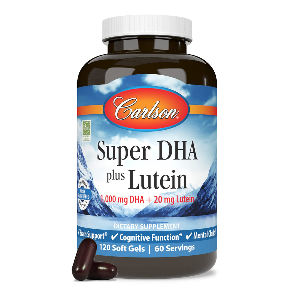 Carlson bottle on a kitchen shelf suggesting everyday support.