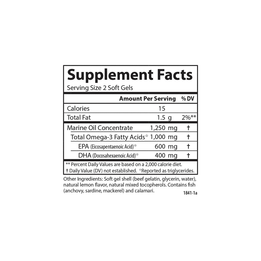 Carlson Teens Max Catch Minis dosage information on label guides teen omega-3 intake