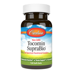 Carlson Tocomin SupraBio bottle label for reliable daily use and branding.