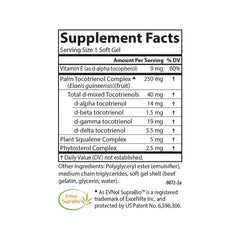 FDA-registered lab seal indicating potency and quality testing for Carlson Tocomin SupraBio.