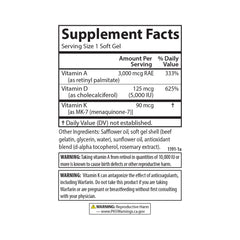FDA-registered potency seal on Carlson A D3 K2 packaging signals quality