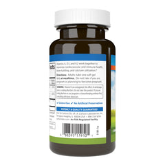 Pouring Carlson soft gels from the bottle for easy daily dosing