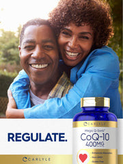 Carlyle CoQ10 lab-tested supplement label highlights trusted ingredients